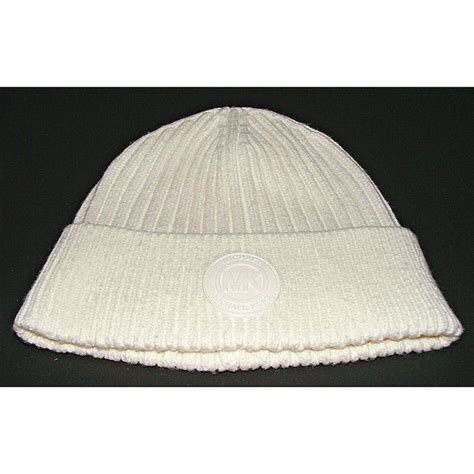 michael kors rib rubber patch cuff beanie hat|MICHAEL Michael Kors Women's Fine Rib Cuff Beanie .